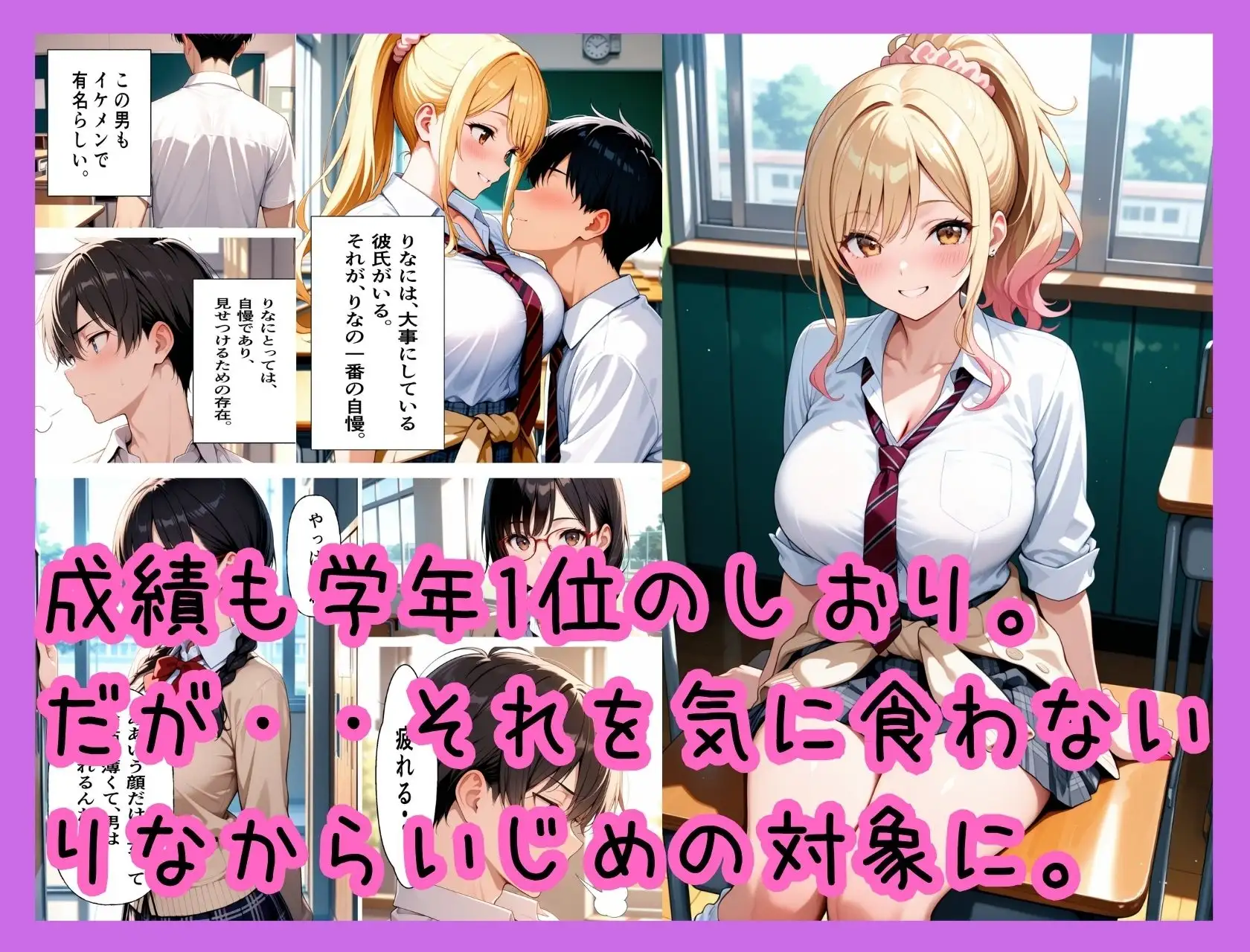 清楚系転校生が選んだ復讐は、逆NTRでした サンプル画像 2