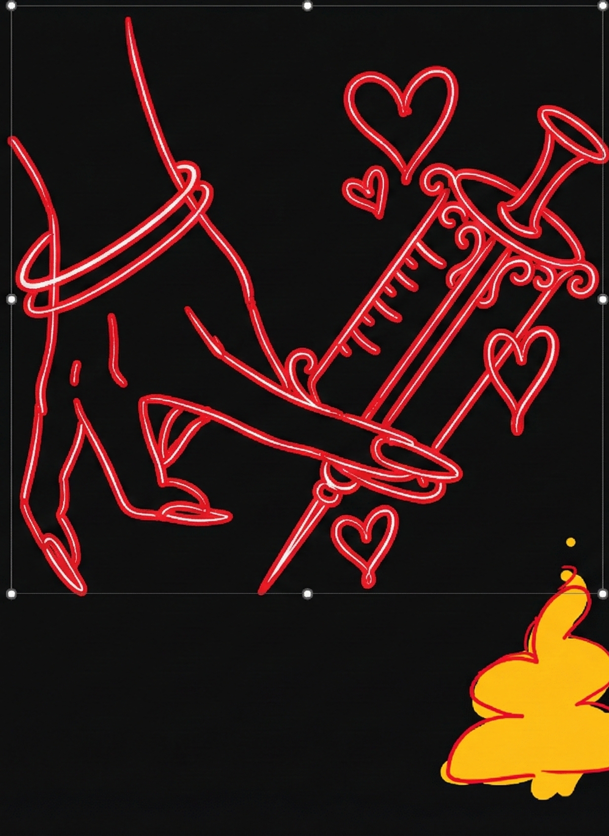 「女性の排泄物を購入して、使用する作品」♡ン♡尿♡ 画像1