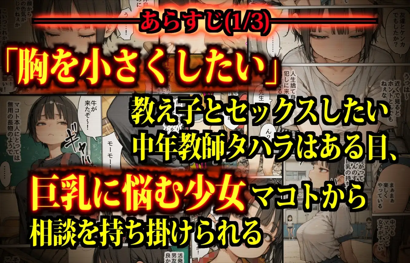 巨乳に悩むマコトちゃん～無知なチビ巨乳娘は卒業後も変態教師の性処理道具にされる～-2