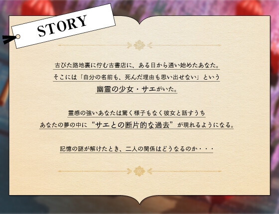 【CV.月見れもん様】君にだけ視える~古書店と幽霊少女~