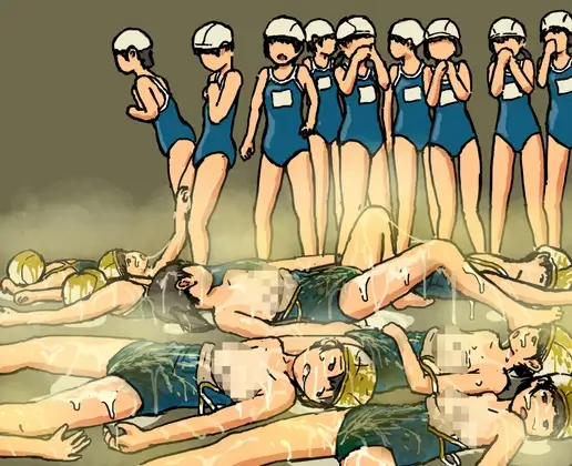 触手生物に襲われる女子生徒9