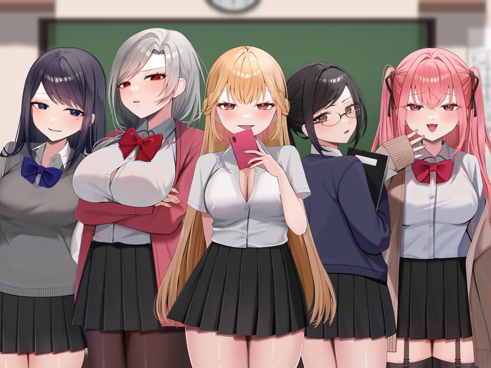 【ルート分岐式】射精できるかはあなた次第…!?クラスの女子たちによるX日間の地獄の射精管理オナサポ♡【約4時間×キャスト8名】【サークル2周年記念】 画像3