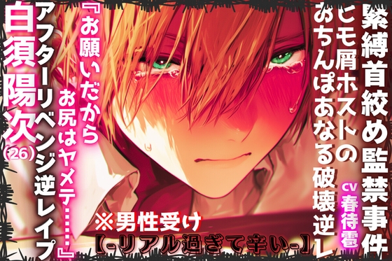 【※ヒモ屑ホストのおちんぽあなる破壊逆レ⚡︎】|||緊縛首絞め監禁事件|||【※男性受け】裏切ったからアフターリベンジ逆レイプ『お願いだからお尻はヤメテ……』