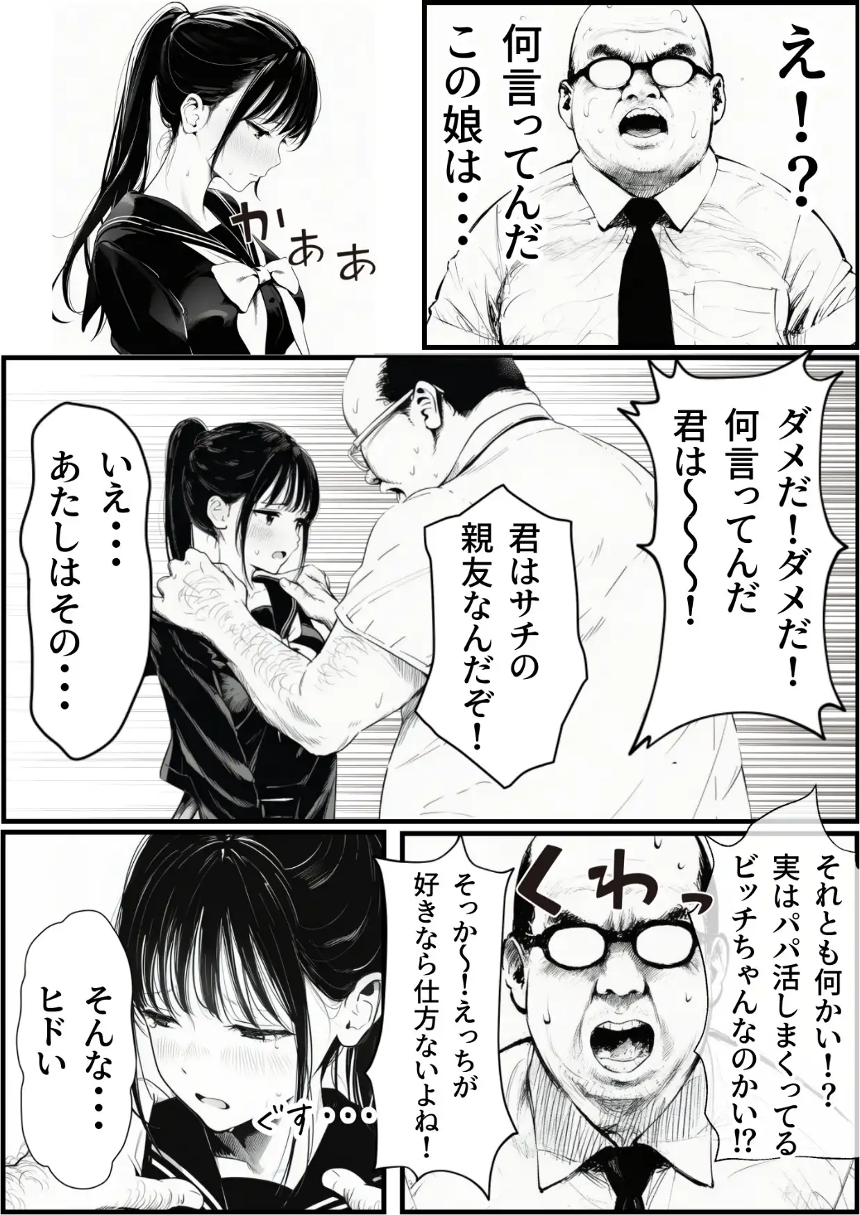 セックスしないと出られない部屋に娘の親友と閉じ込められたんだが・・・