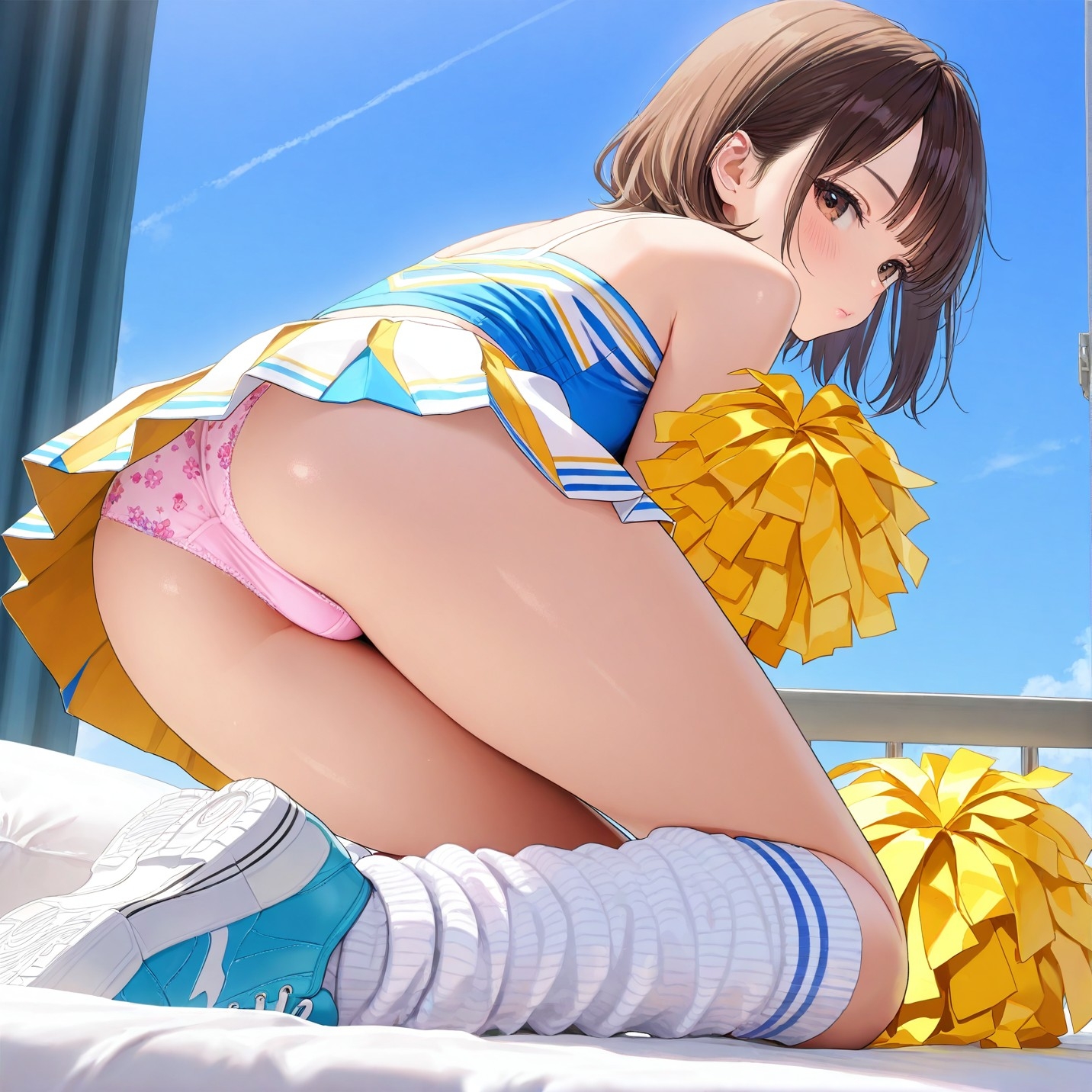 生パンチアガールの四つん這いパンチラ Vol.2_7