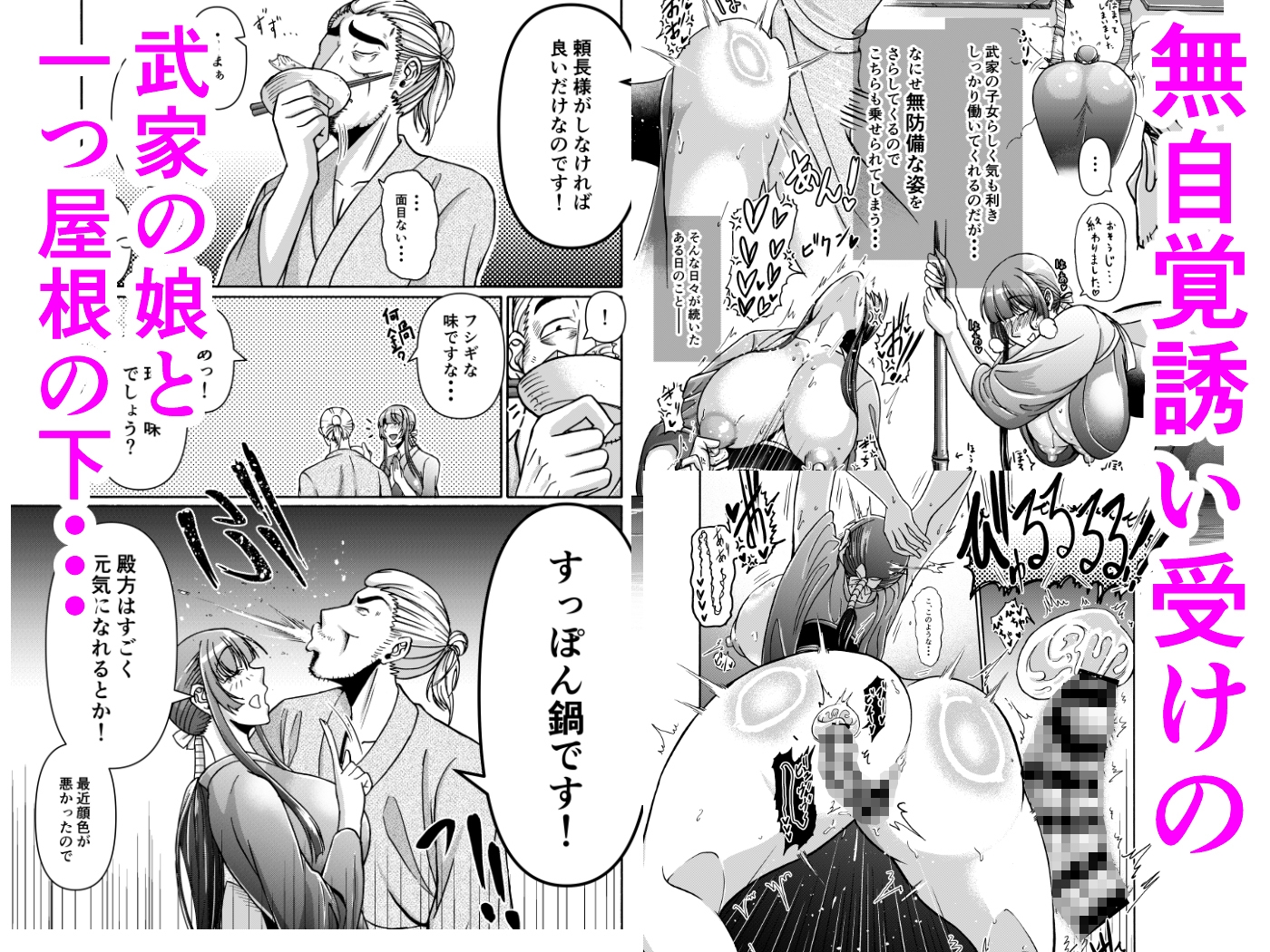 仇を探してやってきた武家の娘が無防備すぎて、我慢できない!!! 画像6