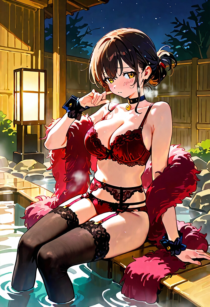 爆乳AIどエロ赤下着XL 画像4