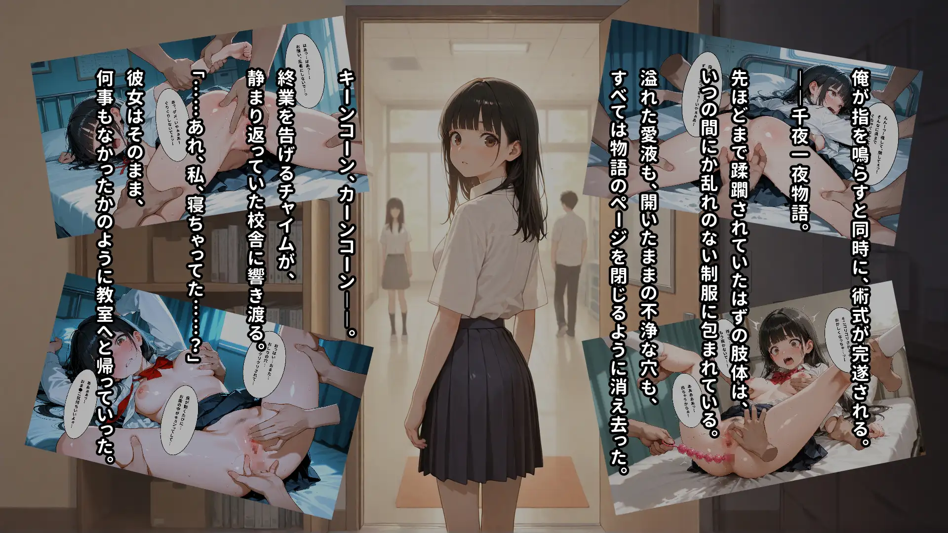 体育の授業をサボっただけなのに突然現れた卑猥な指先に全身を弄ばれて何回イってもやめてもらえない女の子 サンプル画像 9