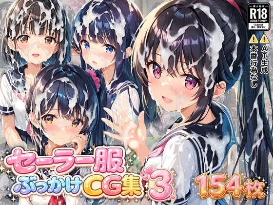 セーラー服ぶっかけCG集3 ジャケット画像