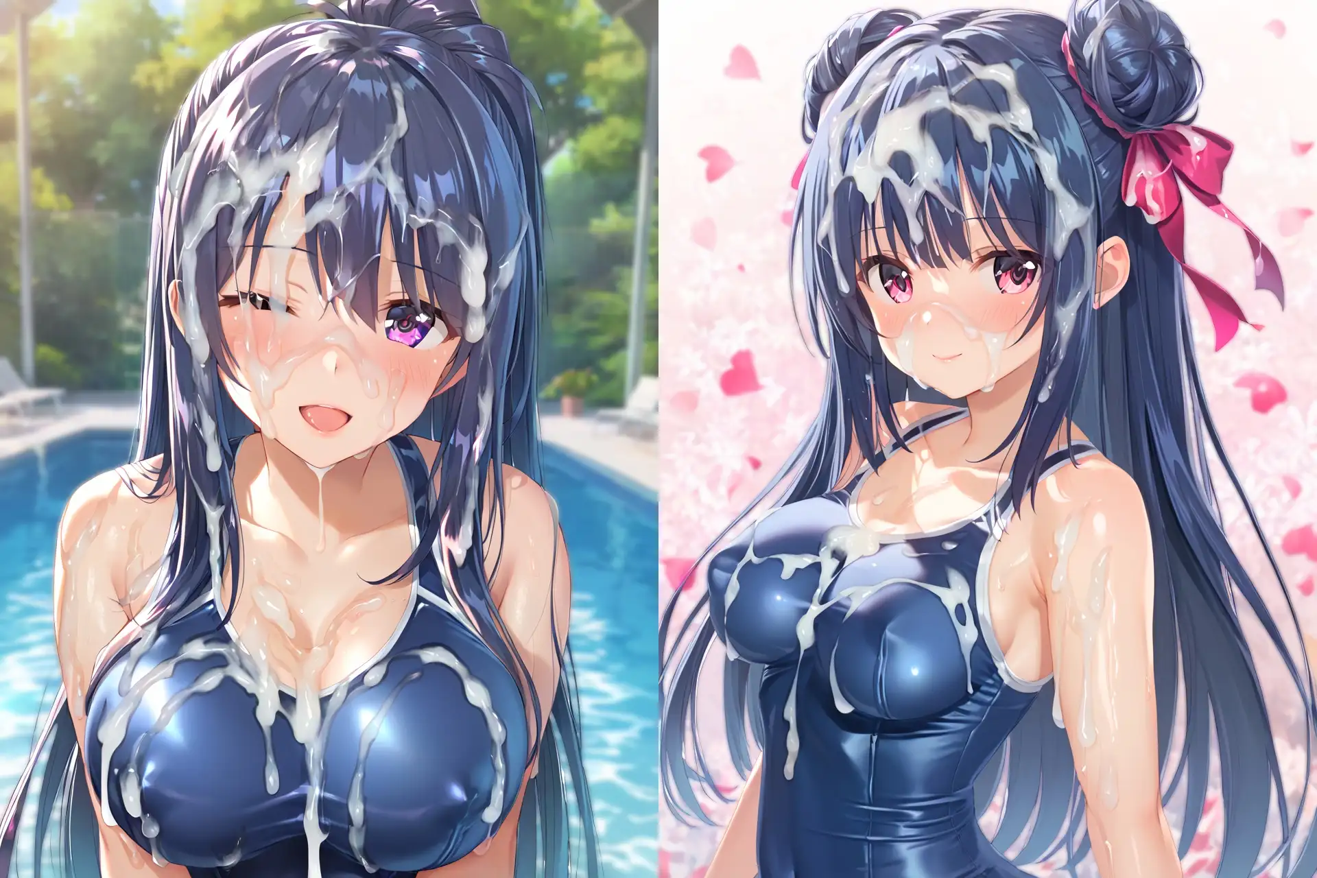 スク水ぶっかけCG集3 サンプル画像 5