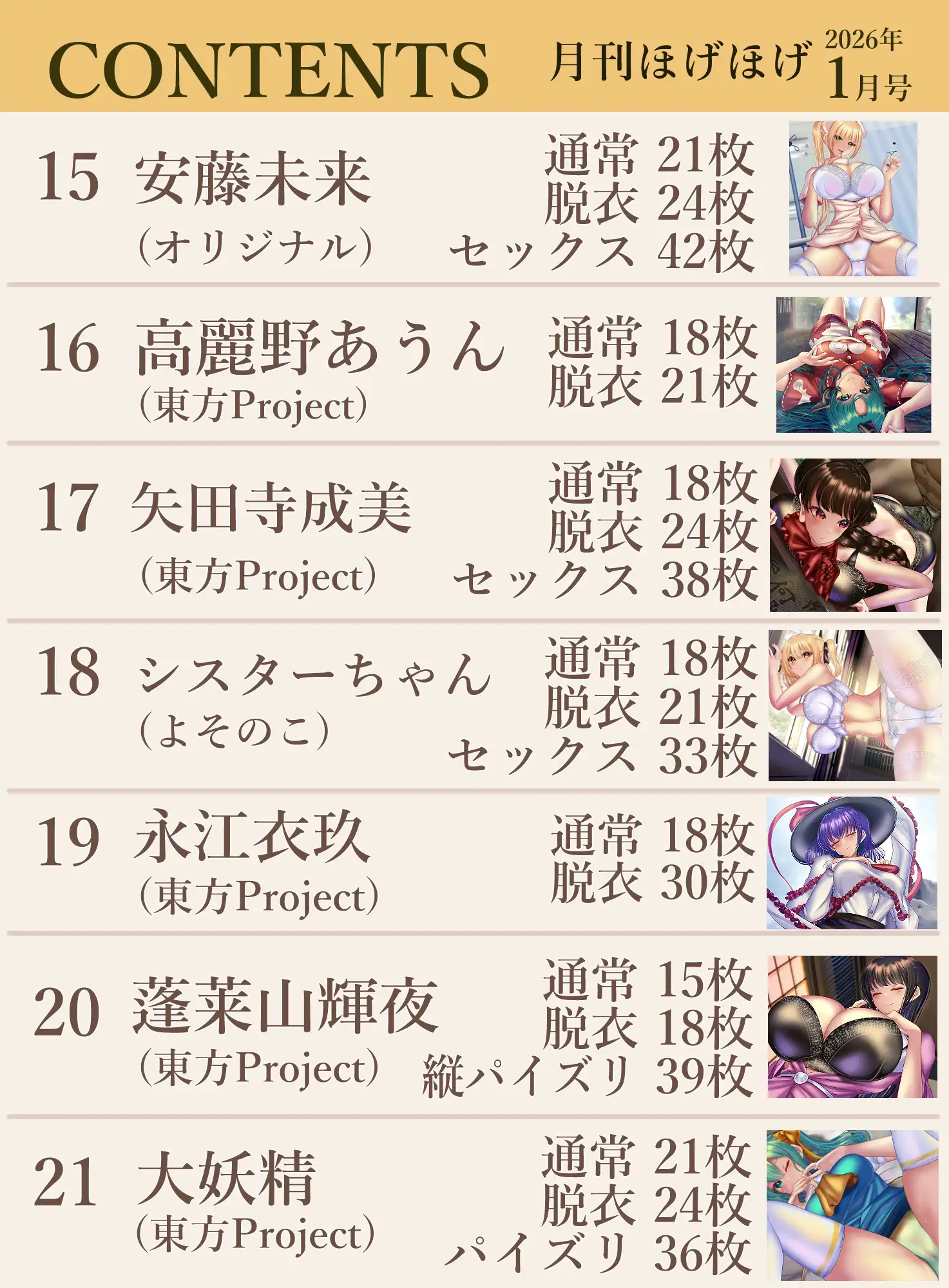 月刊ほげほげ2026年1月号 サンプル画像 4