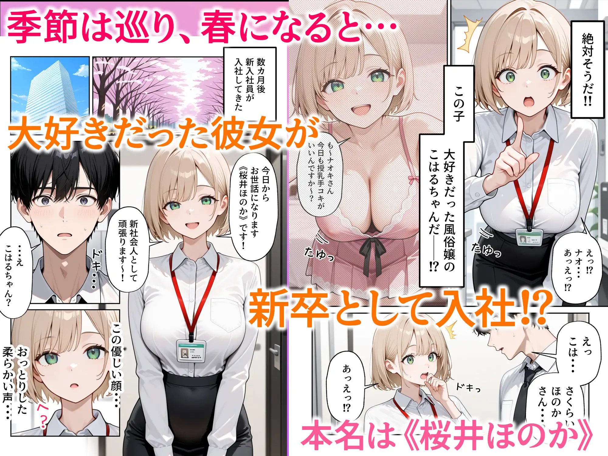 大好きな風俗嬢が新卒OLとして俺の部下になった話 サンプル画像 4
