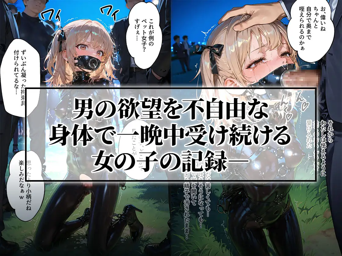 ドMラバースーツ女子の飼い方2|遠隔バイブ散歩&屋外排泄編 サンプル画像 7