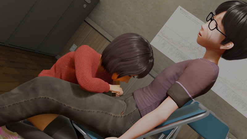 ロッカールームのシコメ 画像5