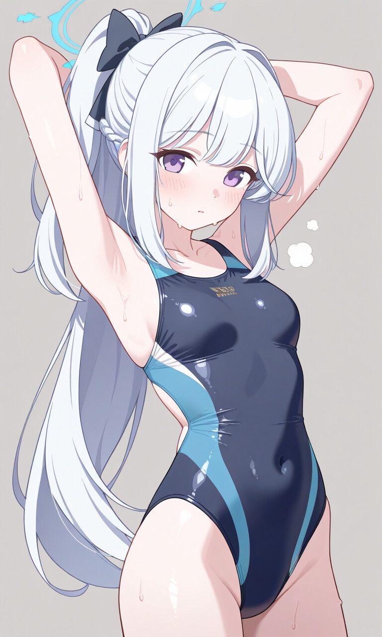 ブルアカ競泳水着CG集 画像7