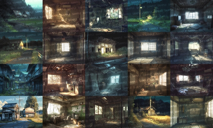 【背景200枚】因習村/廃村_3