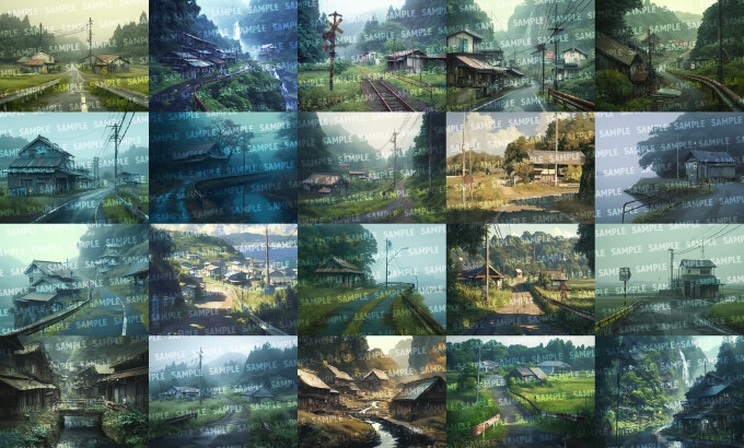 【背景200枚】因習村/廃村_5