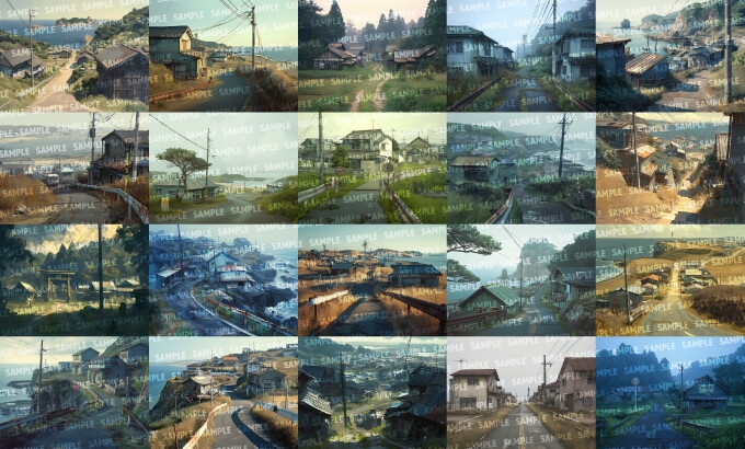 【背景200枚】因習村/廃村_6