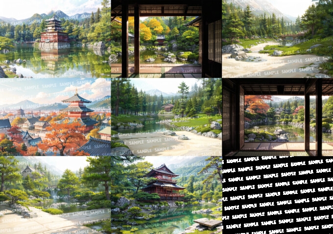 【背景256枚】京都風|差分あり_2