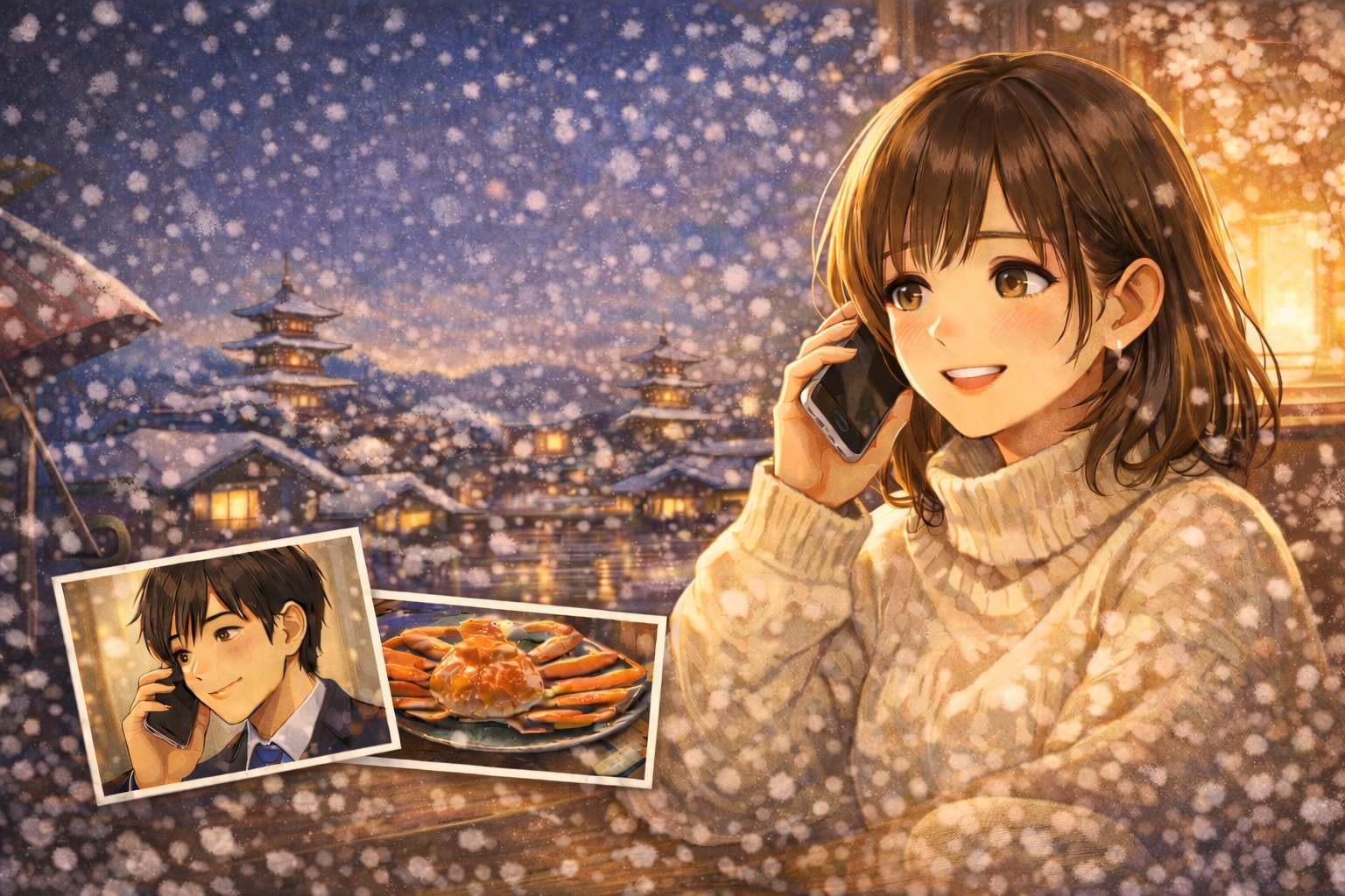 【金沢弁】仕事終わりの君へ、遠距離彼女からの『お疲れ様』 画像1