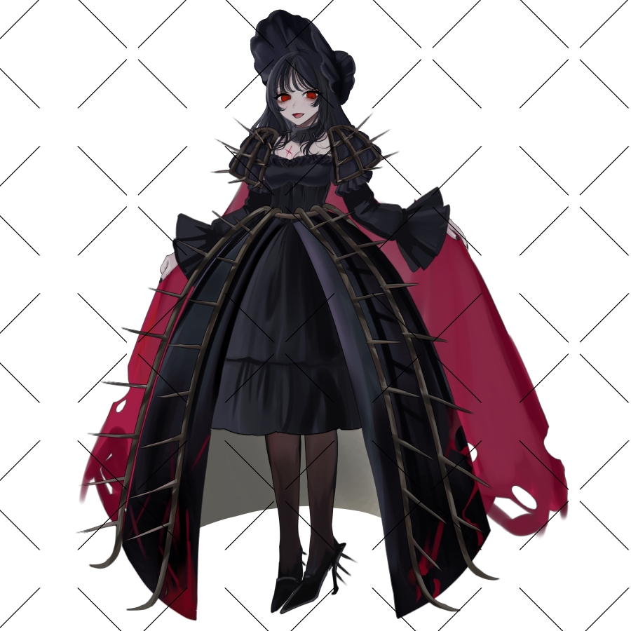 黒ドレスを纏った少女