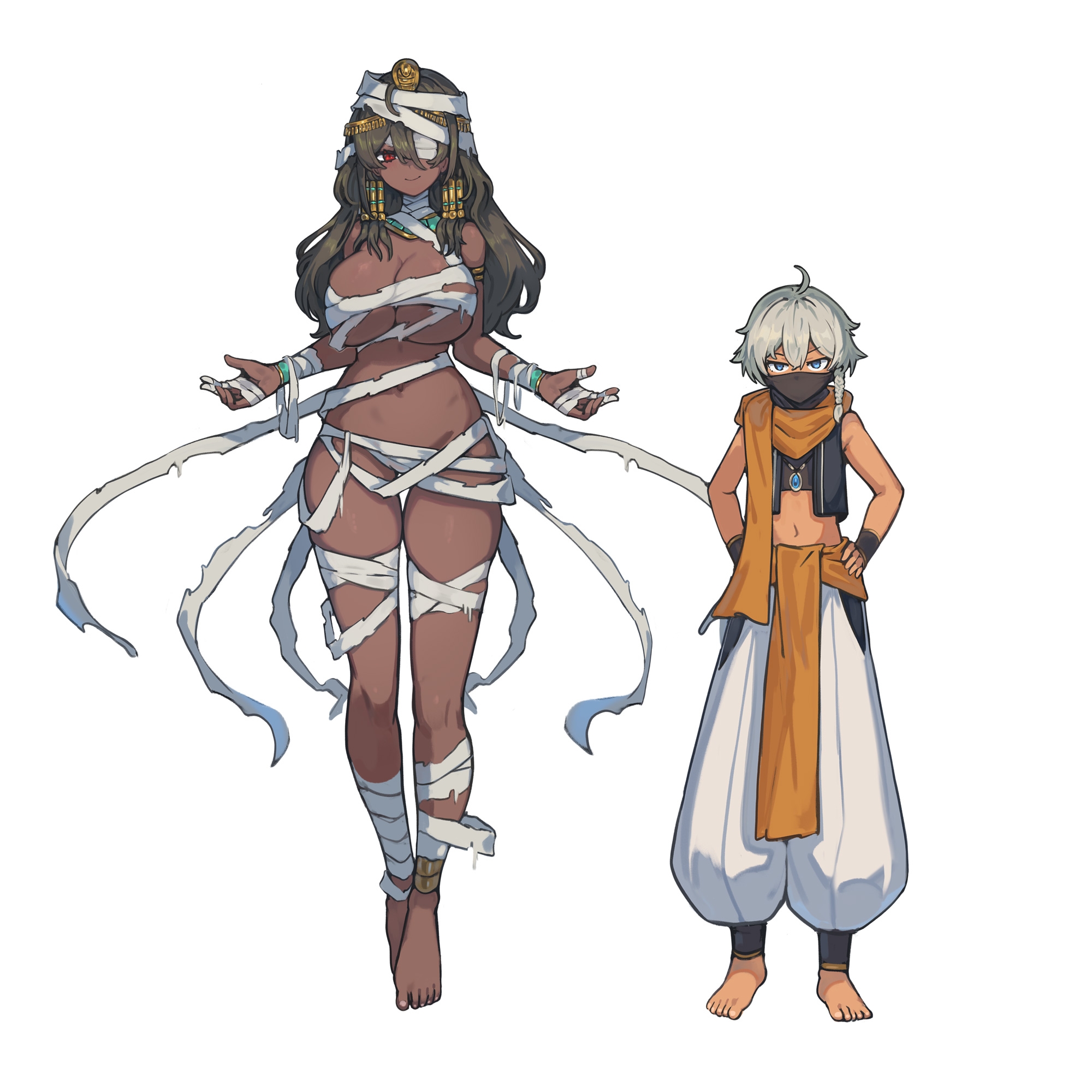 モンスター娘に襲われるASMR~マミーのネーフェル編~【ルート分岐あり】 画像2