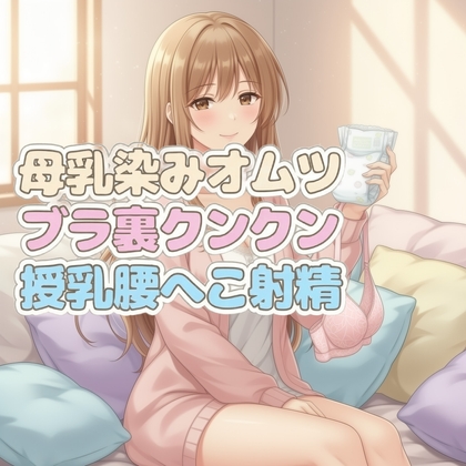 ママのブラ裏クンクン授乳で母乳染みオムツにお漏らしぴゅっぴゅ