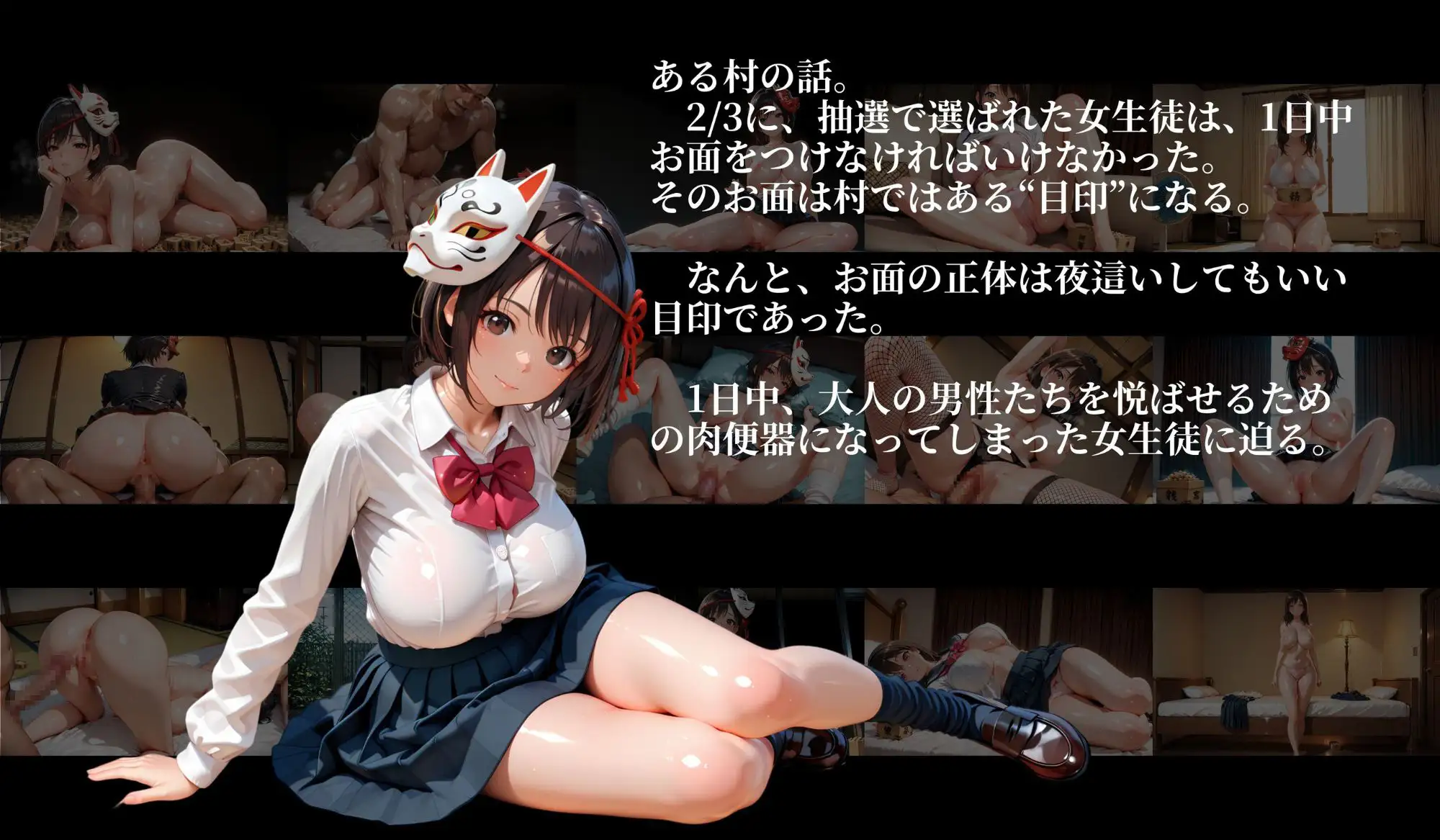 ［4K横長の高画質］肉便女の節分生徒 サンプル画像 2