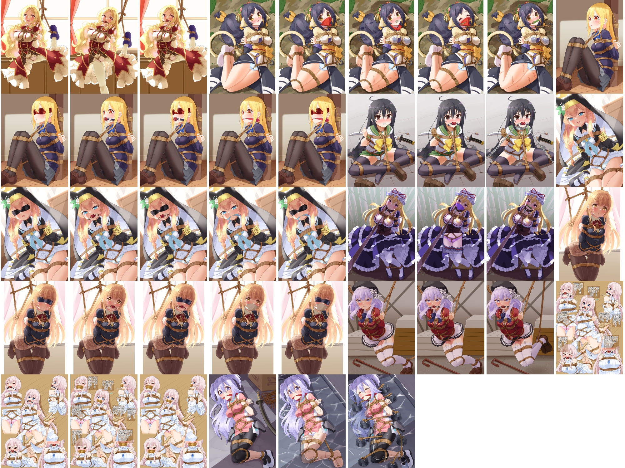 着衣緊縛CG集 なわのかなた 2024A 画像6