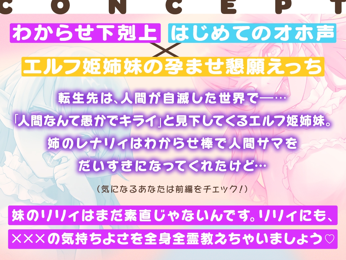 人間だいきらいのエルフ姫姉妹が人間サマをだいすきになる話～種馬がわからせ下剋上！編&好き好きご奉仕編～ 画像6