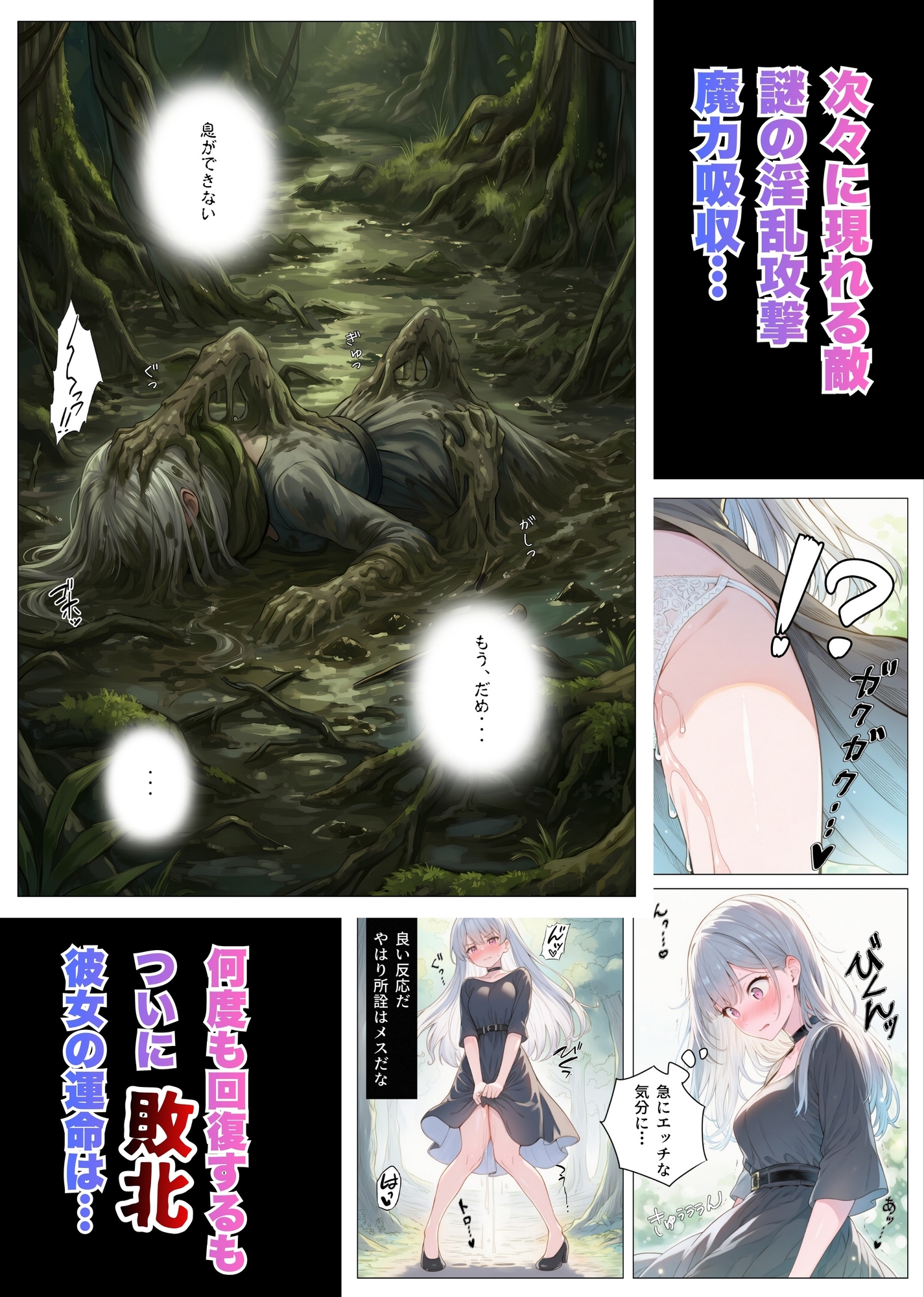 天才魔術師が無様に魔力吸収される話 サンプル 4/10