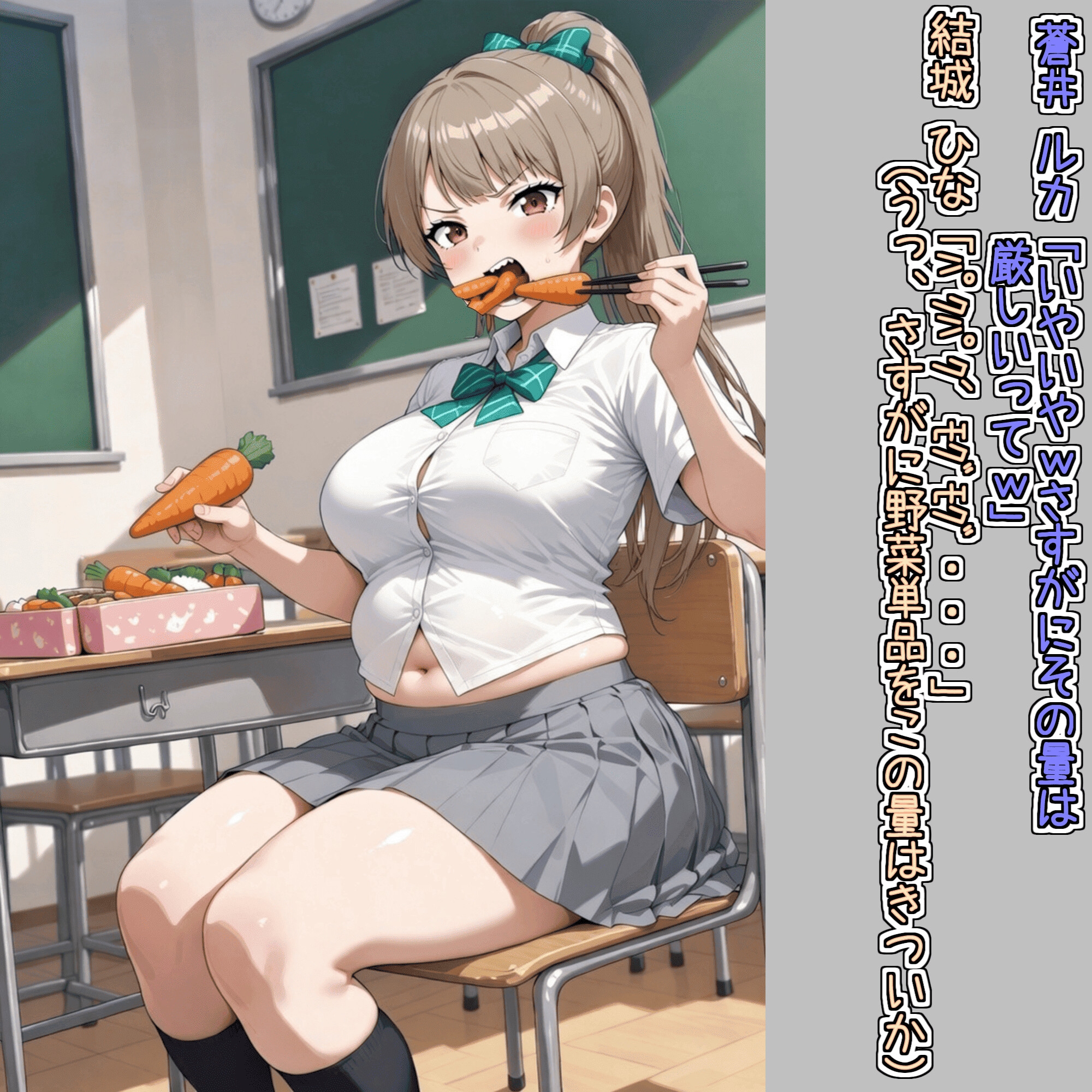 「ん///ふ、太い!///」巨大ウンチを排泄していたら誰かが来てしまって・・・ 画像8