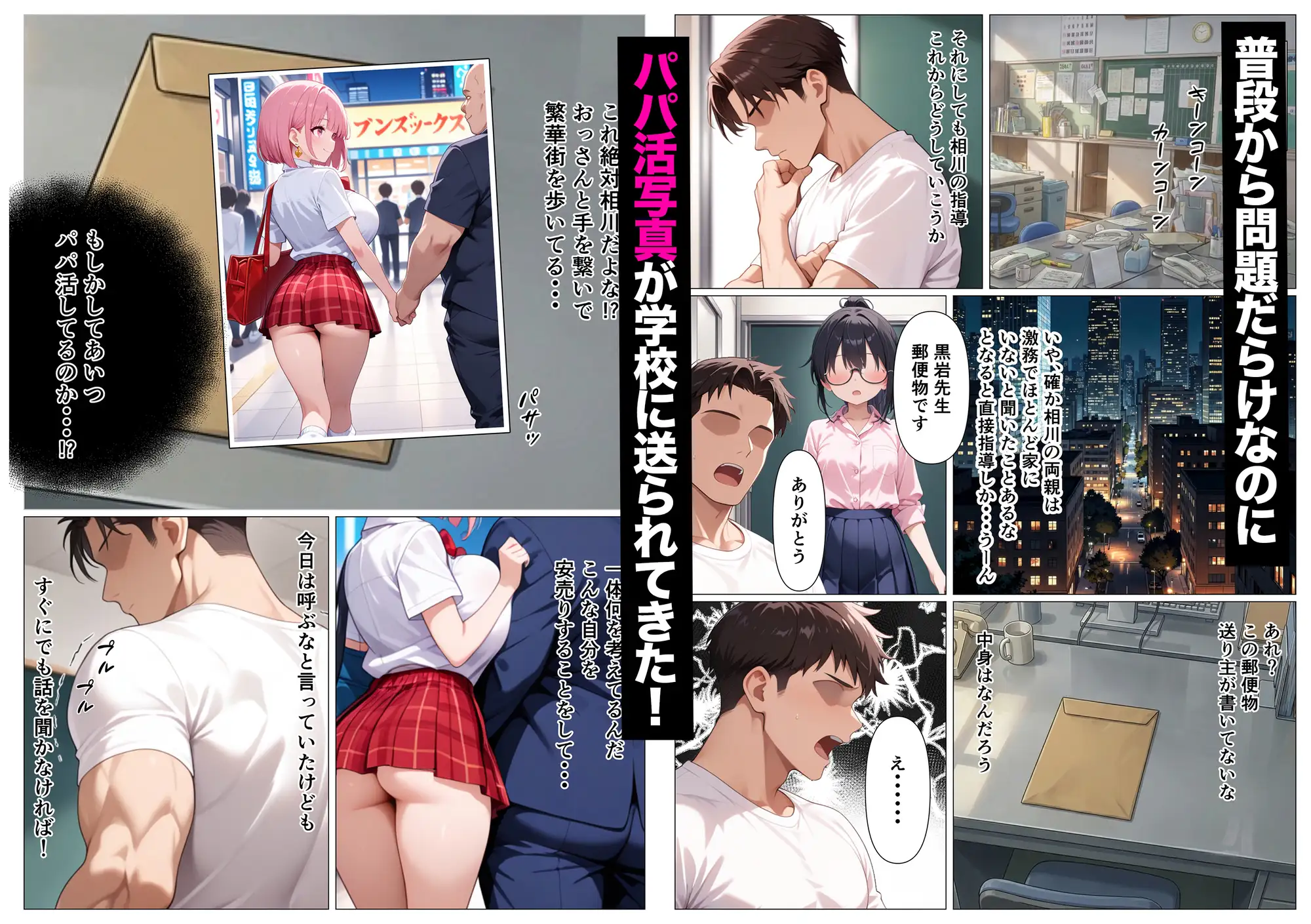 指導部屋は問題児エロかわギャルとのイチャラブ部屋になりました サンプル画像 2