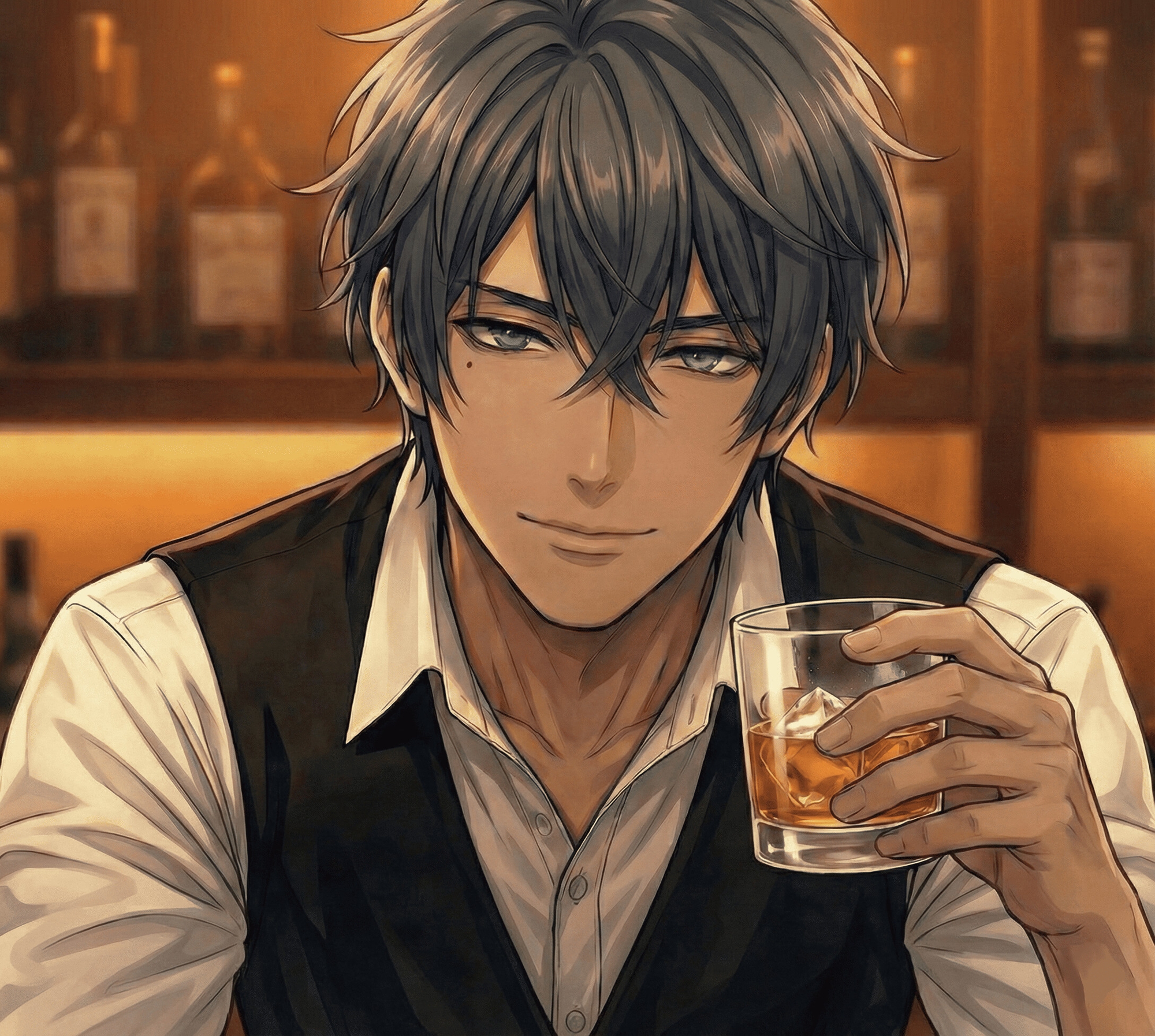 「その顔も、声も、体も全部、俺のものだろ?」究極のスパダリバーテンダー執愛彼氏の執着おうちデート～独占欲の白黒スイッチ～【チラ見せVer.】-1画像