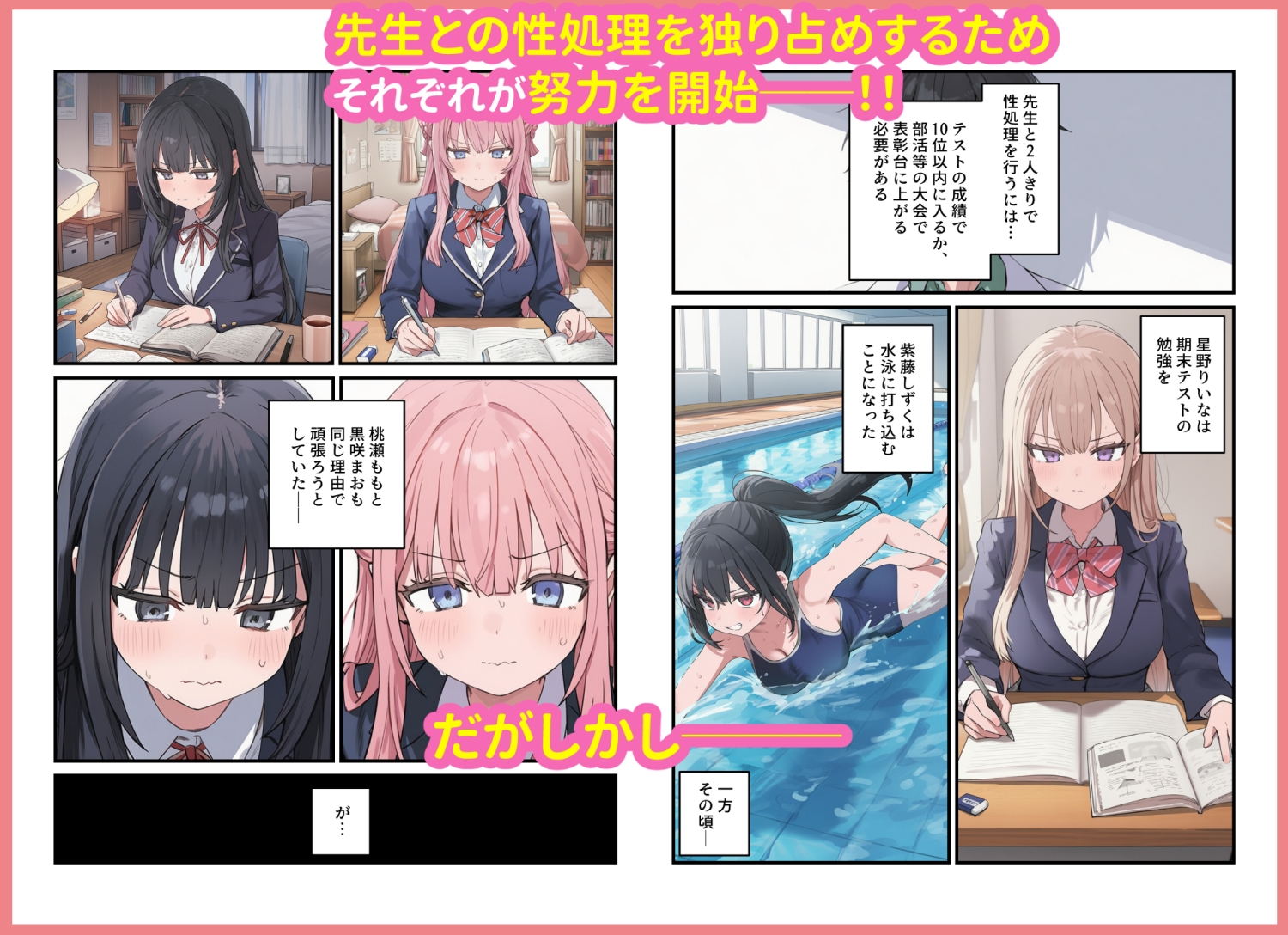 貞操逆転した世界で ある女子校の性処理係になった件3 サンプル 8/10