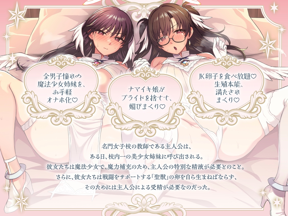 爆乳ナマイキ魔法少女姉妹とわからせ子作り生活♡ ~貴方なんて絶対好きにならないんだから♡~ 画像2