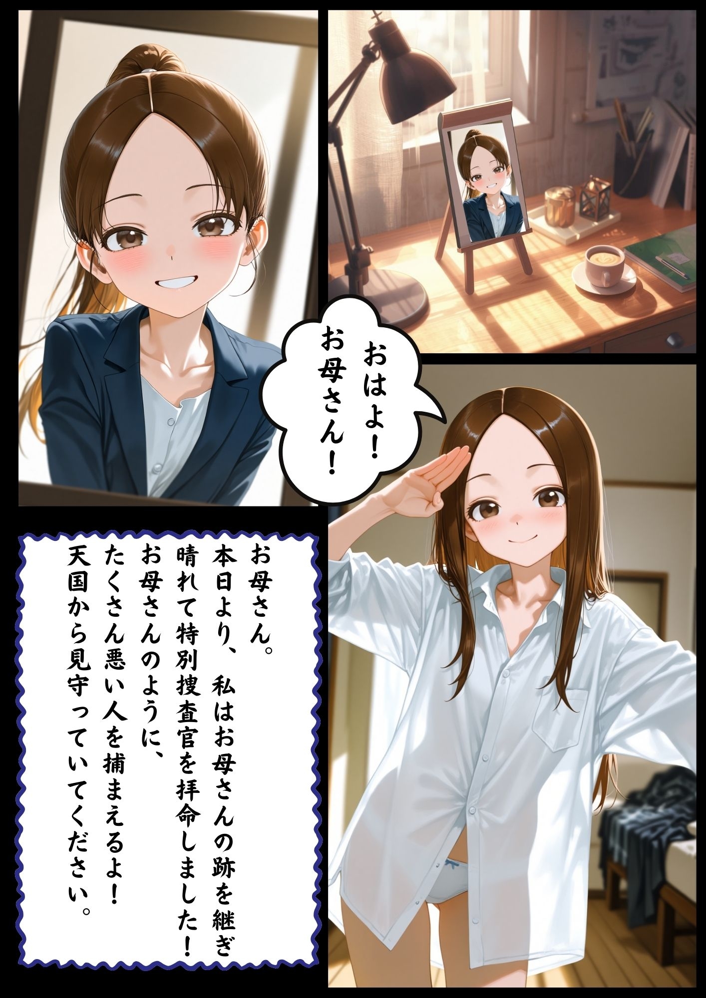 CG漫画『胸キュン捜査官』 第一話 サンプル 1/10