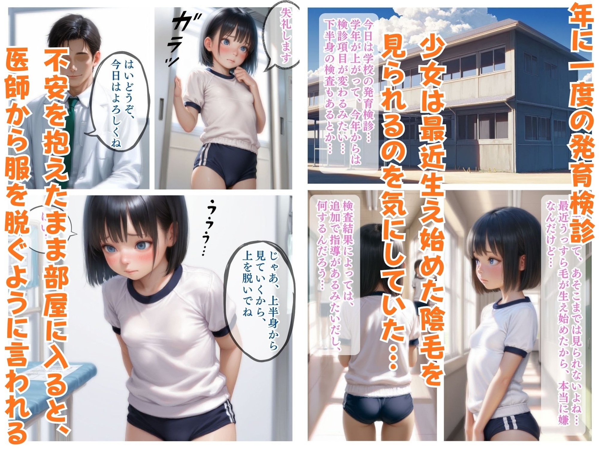 生えかけ少女の発育検診 サンプル 1/7