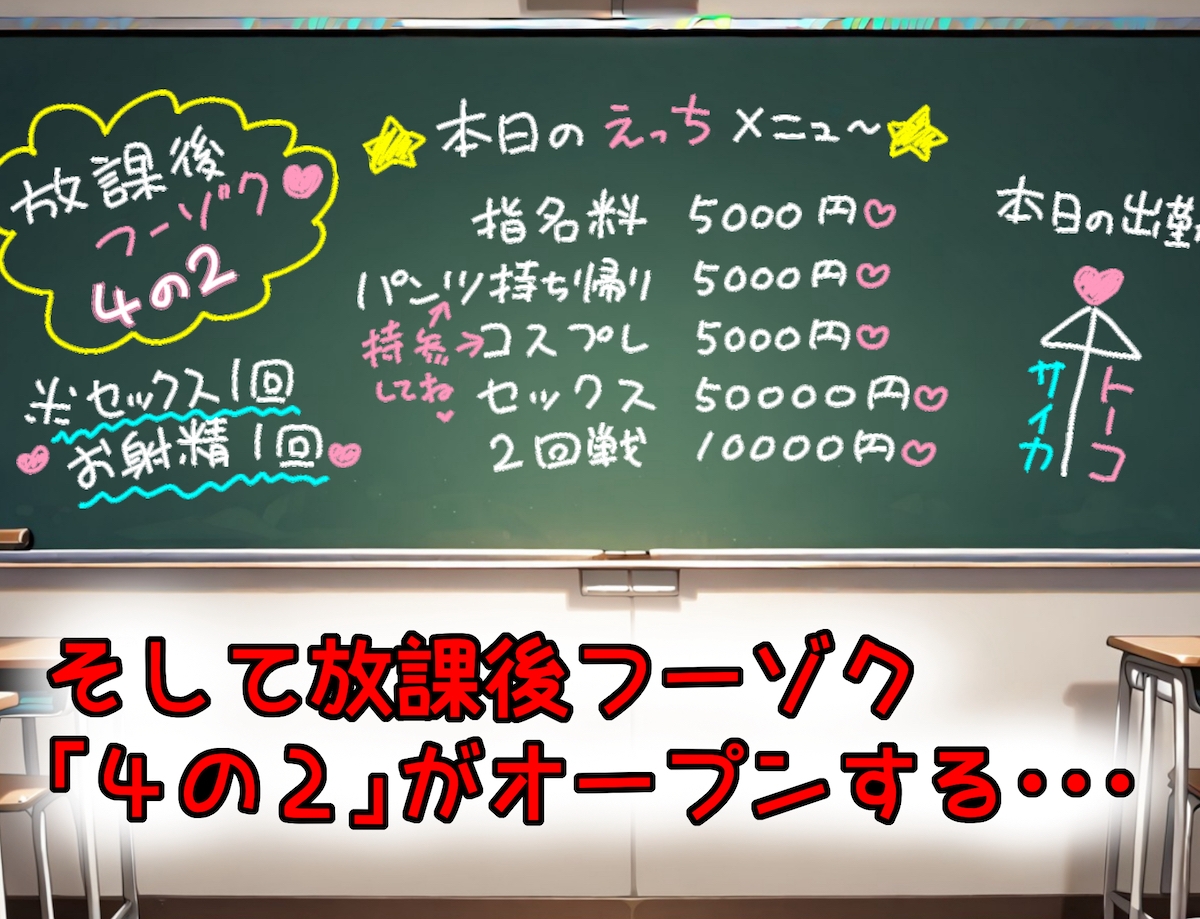 ロ○っと！びっちーず♡〜えっち&お金大好きびっちサイカとトーコの日常〜 サンプル 4/7