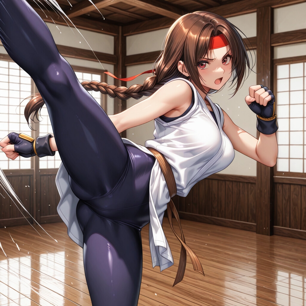 【sonoman】同人CG・AI『格闘系女性集(4)』1