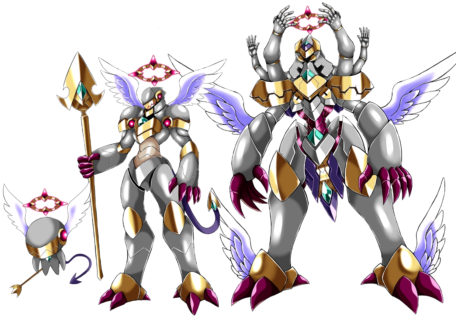 立ち絵素材敵モンスター(4) サンプル1