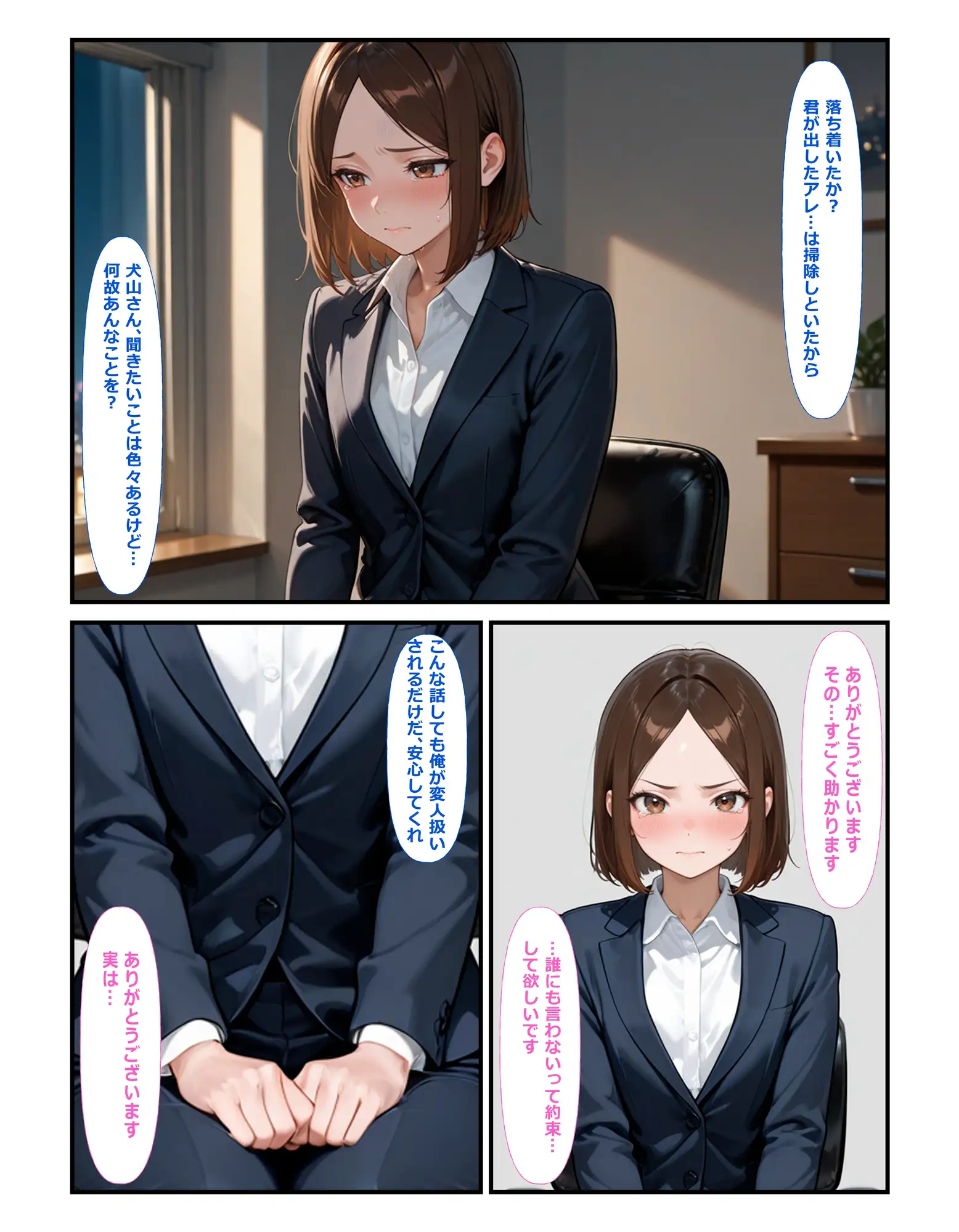 部下の犬山さん♀が職場でオナニー♂してた サンプル画像 3