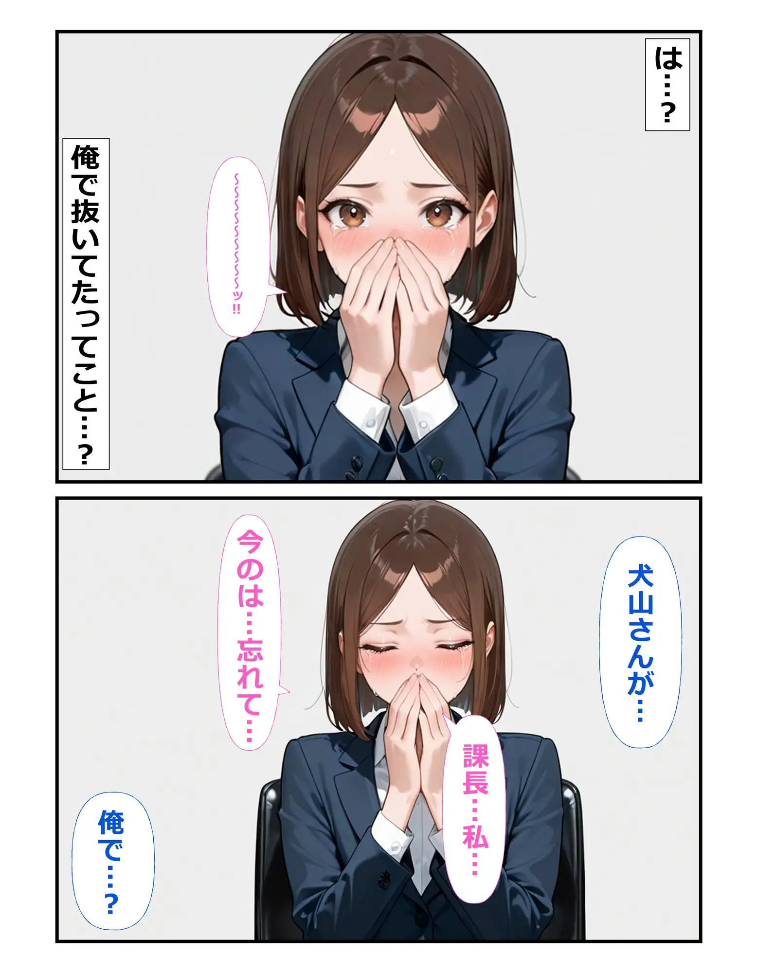 部下の犬山さん♀が職場でオナニー♂してた サンプル画像 6