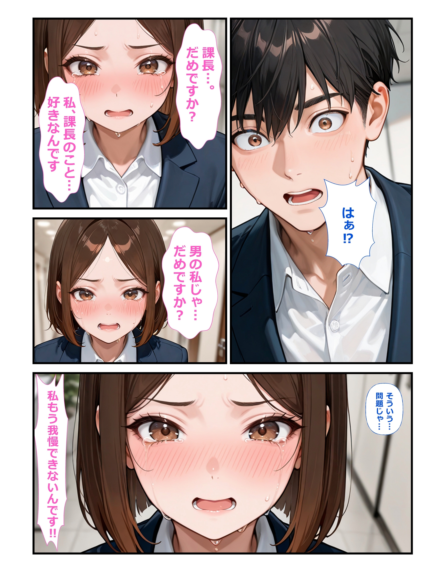 部下の犬山さん♀が職場でオナニー♂してた サンプル 8/10