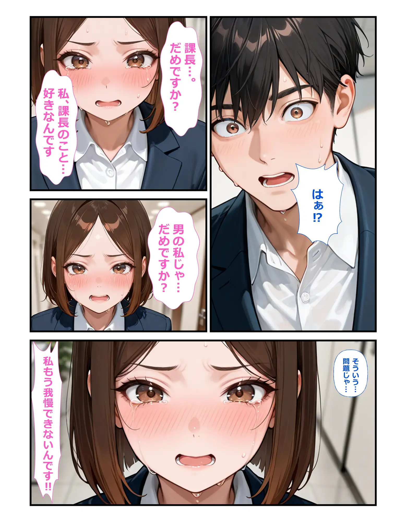 部下の犬山さん♀が職場でオナニー♂してた サンプル画像 8