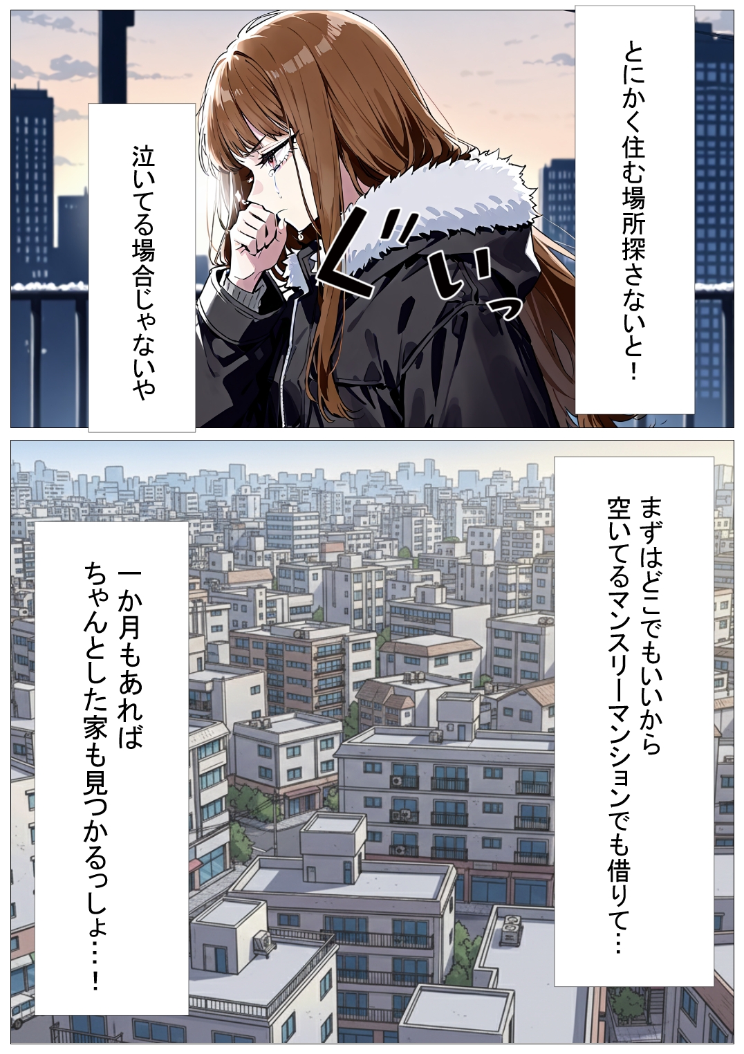 勢いに任せて家出したら輪姦ハウスに住むことになった話 サンプル 1/5