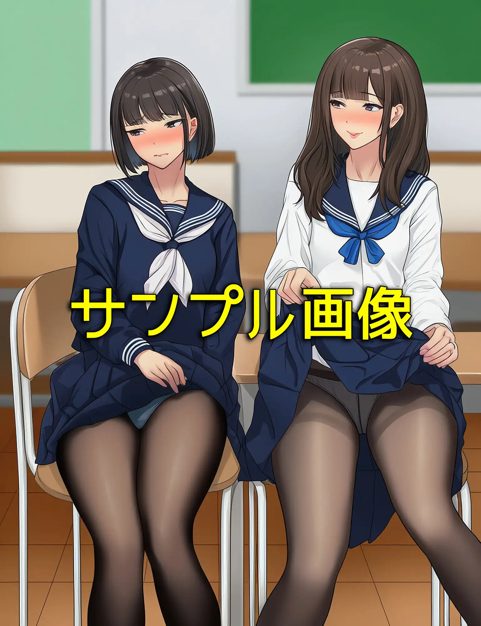 僕は同級生のスカートをめくることに人生をかけている2 黒ストッキングが大好き編 サンプル画像 10