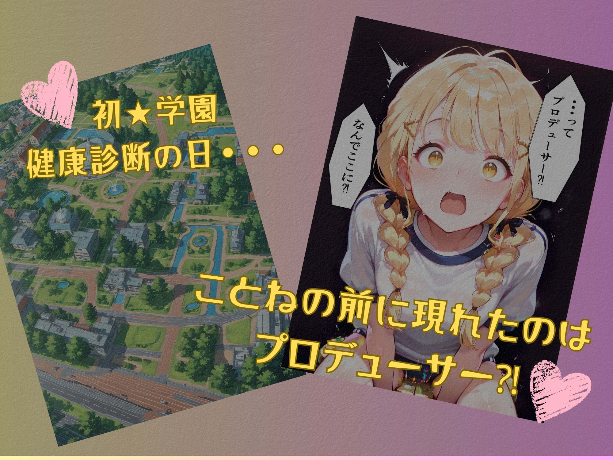 ドキドキ⁈ 初★学園 学園アイドル イチャラブ健康診断 ～藤〇ことね編～ サンプル 2/6