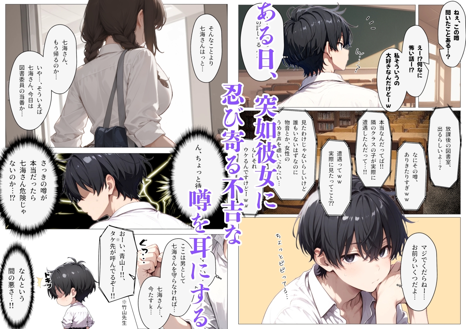 図書室の彼女と僕だけの秘密 サンプル 2/9