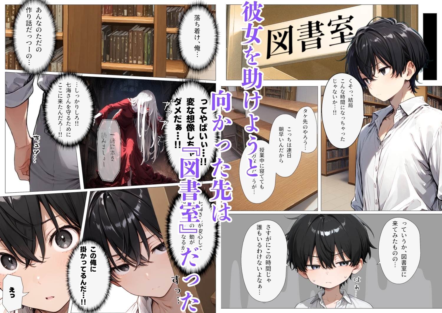 図書室の彼女と僕だけの秘密 サンプル 3/9